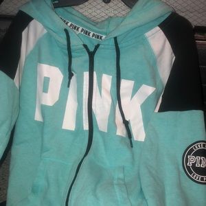 Vs pink zip up jacket